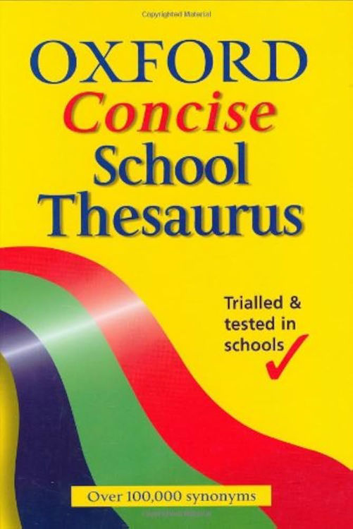 Picture of 9074 OXFORD CONCISE SCHOOL THRESAURUS